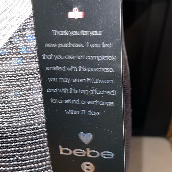 🆕 BEBE Sequined Party Dress - Picture 8 of 8